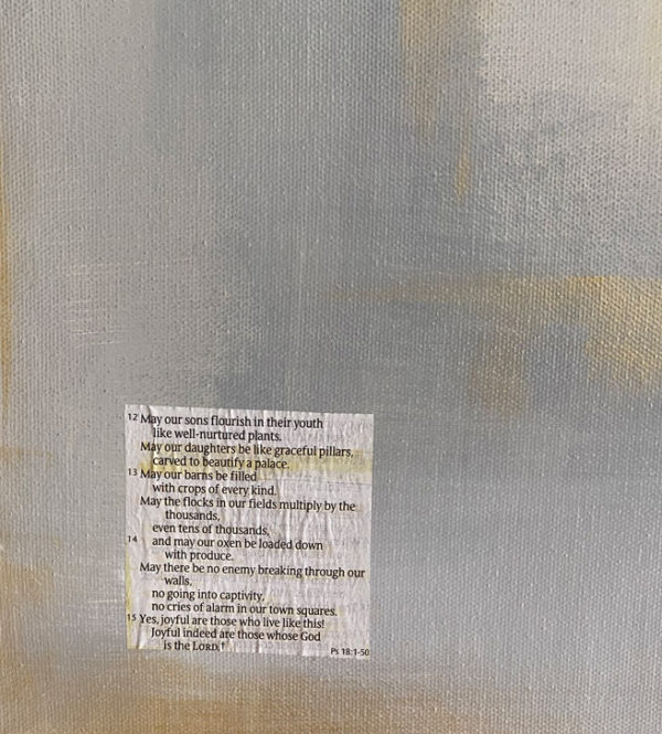 Psalm 144:12-15 Gold Stripe - Image 2