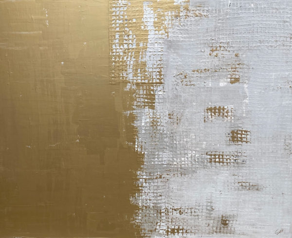 40x60 grey / silver / bronze honeycomb - Image 2