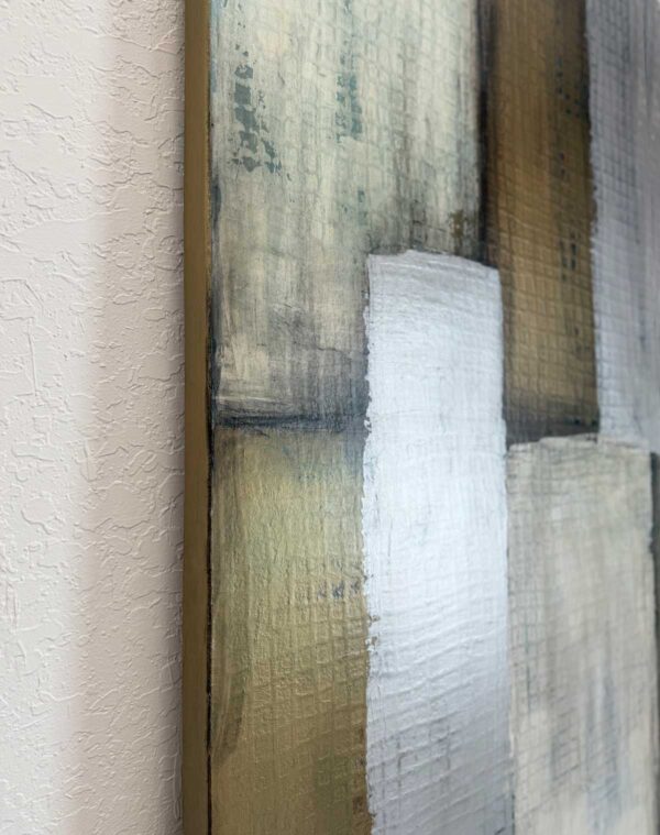 48x60 grey / silver / bronze honeycomb - Image 3