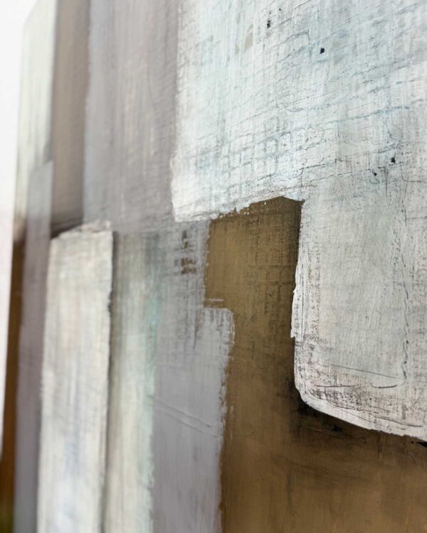 48x60 grey / silver / bronze honeycomb - Image 4