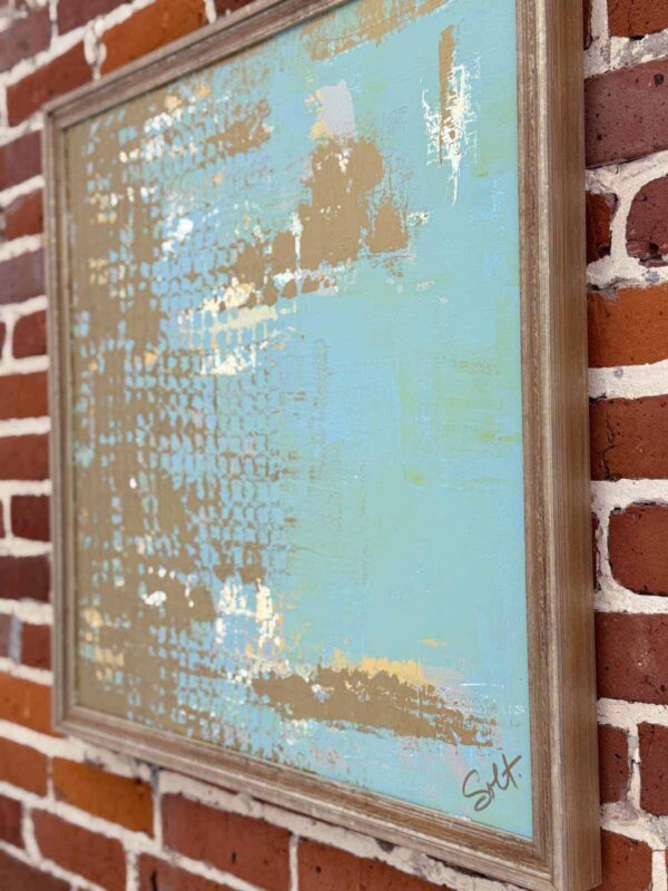 24x24 honeycomb blue bronze - Image 3