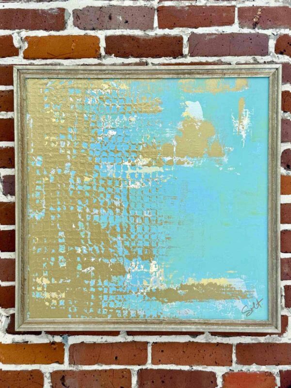 24x24 honeycomb blue bronze - Image 2